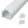 Profile for LED Strips - Rectangular, Aluminium, 20 x 21 x 1000mm