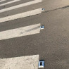 Baliza solar empotrable de carretera LED + reflector