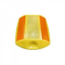 Balise routière phosphorescente + réflecteur