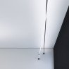 Stainless steel guide for aerial strip installation