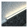 Profil rectangulaire en aluminium pour bande LED de 1 m