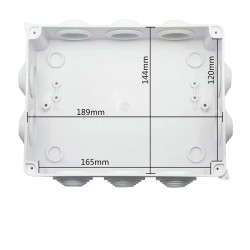 Caixa estanque 200x155x80mm IP65