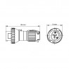 ATEX 2P+T 16A IP66 aerial plug