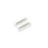 Rigid junction connector for COB RGB LED strip