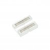 Rigid junction connector for COB RGB LED strip