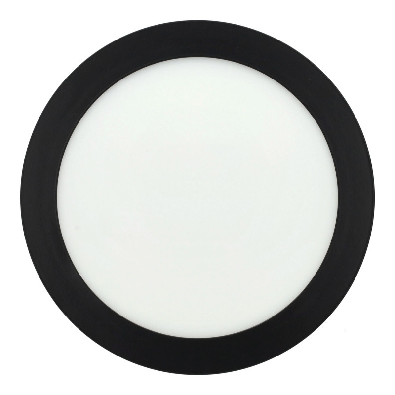Panneau led18W rond NOIR