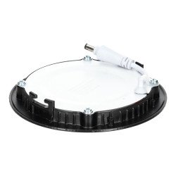 Panneau led 6W rond NOIR