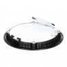 Downlight panel 6W redondo NEGRO