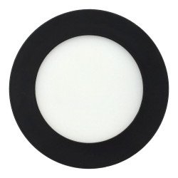 Downlight - Round 6W Panel BLACK