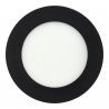 Panneau led 6W rond NOIR