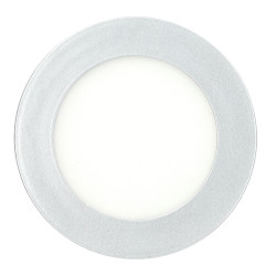 Panneau lumineux 6W rond ARGENT