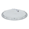 Panneau lumineux 6W rond ARGENT