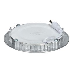 Downlight panel 18W redondo PLATA