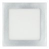 Panneau lumineux 12W carré ARGENT