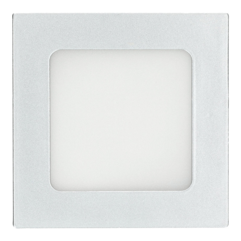 Panneau lumineux 6W carré ARGENT