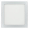 Downlight panel 18W cuadrado PLATA