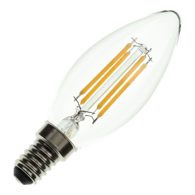 Ampoule à bougie à filament LED 360º 4W REGLABLELE