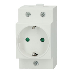Base enchufe schuko 16A para cuadro eléctrico