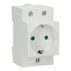 Tomada Schuko 16A para quadro de distribuição eléctrica