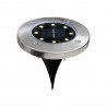Balise de sol à LEDs solaires avec pointe