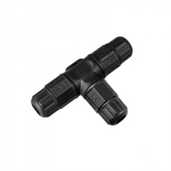 3X1.5mm² waterproof T conector - 3 wire