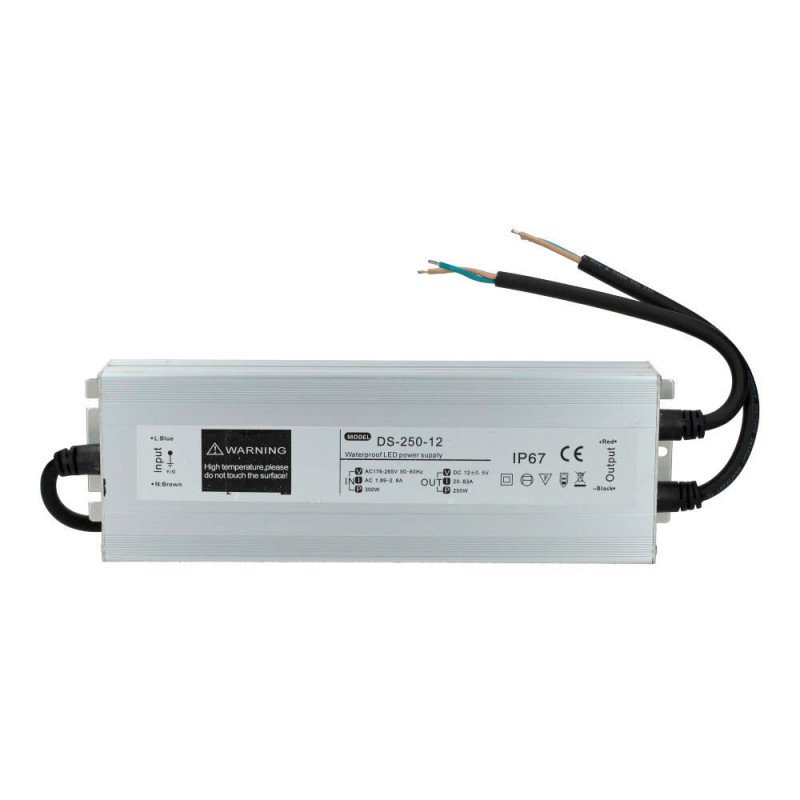 Transformateur 12V IP67 250W