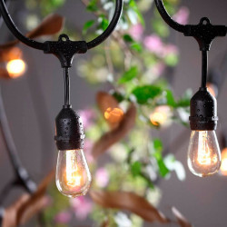 Guirlande LED - 5 m, 10xE27, IP54