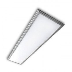 Panel Led 30 x 120 cm 40W marco plata