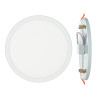 Downlight panel 15W redondo corte ajustable