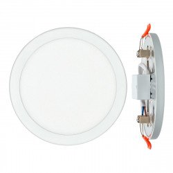 Downlight panel 8W redondo corte ajustable
