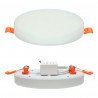 Panneau LED rond de 15W sans bord d'attaque réglable