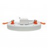 Panneau LED rond de 15W sans bord d'attaque réglable