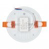Panneau LED rond de 15W sans bord d'attaque réglable