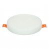 Panneau LED rond de 15W sans bord d'attaque réglable