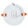 Downlight panneau circulaire sans bordure - 22W, coupe réglable