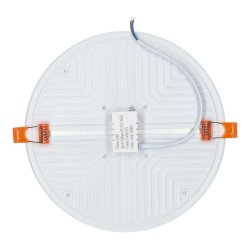 Downlight panneau circulaire sans bordure - 32W, coupe réglable
