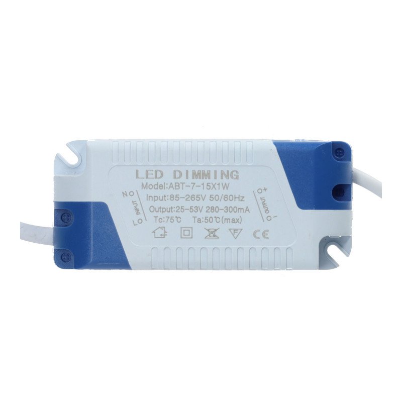 Driver painel de LED ajustável 6W para 15W