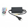Controlador de fitas LED 220v RGB com controlo remoto