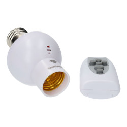 E27 plug, timer&dimmer with remote controller