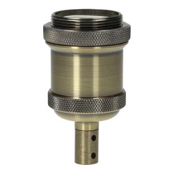 Suporte de Lâmpada E27 bronze
