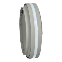 Lampe murale en demi-lune en aluminium IP65