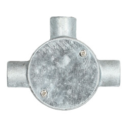 3-way metal conduit box