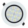 Led Downlight 12W moldura branca