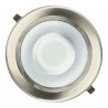 Projecteur LED de plafond rond argenté 30W