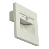 Balise LED 1,5W avec capteur de mouvement + crépusculaire. Blanc