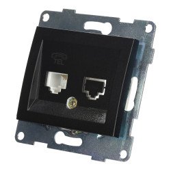 Telephone socket, RJ11 PC series
