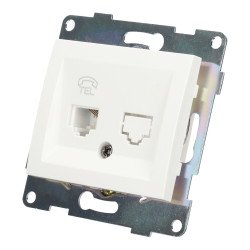 Telephone socket, RJ11 PC series