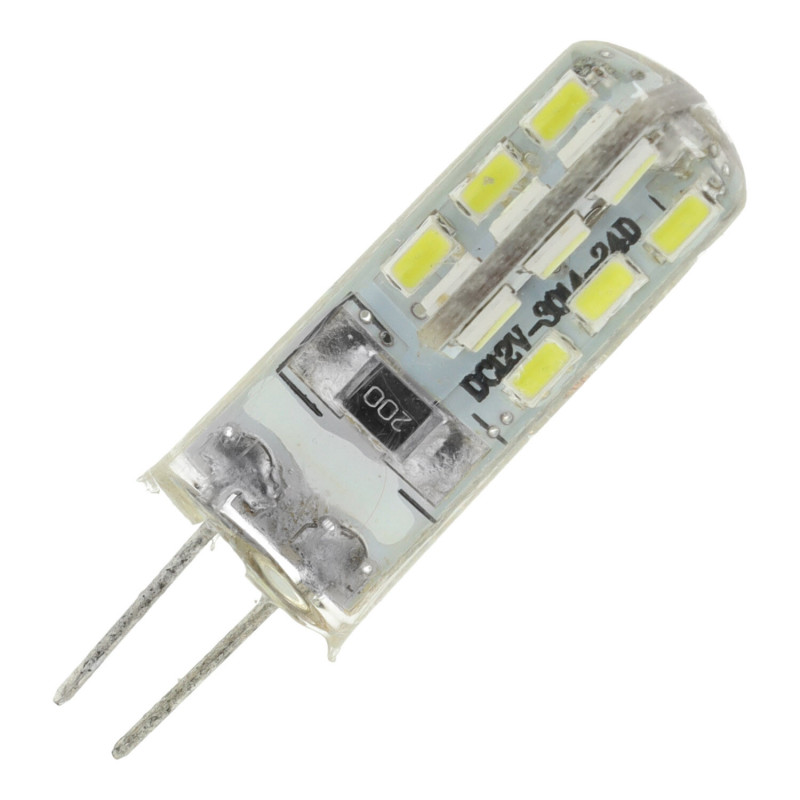 Lâmpada G4 1.5W bi-pin luz branca quente