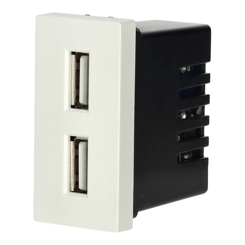 Base Modular USB Embutida Dupla