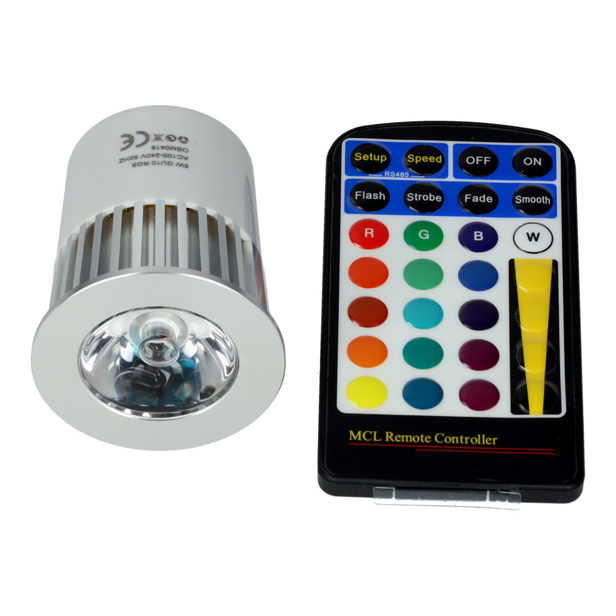 Ampoule dichroïque - GU10, 5W, RGB